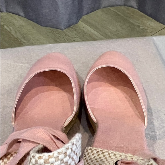 Soludos Pink Espadrille Wedges - Size 9 - NEW in Box! - Picture 12 of 16